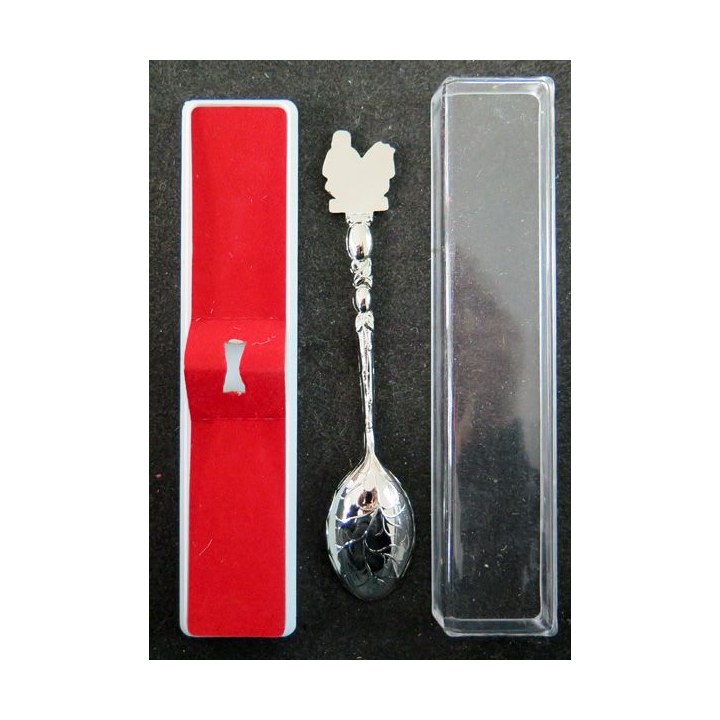 PETITE CUILLERE de collection argentée Jeanne d'Arc dans sa boite