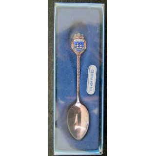 PETITE CUILLERE de collection plaquée argent de Vasa 1628 dans sa boite