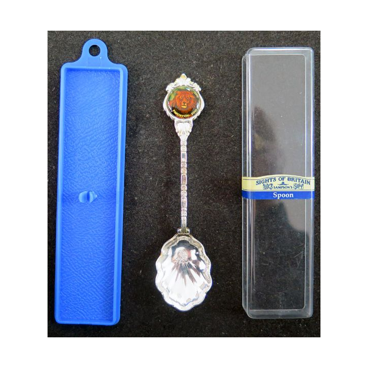 PETITE CUILLERE de collection argentée de Paignton Zoo dans sa boite