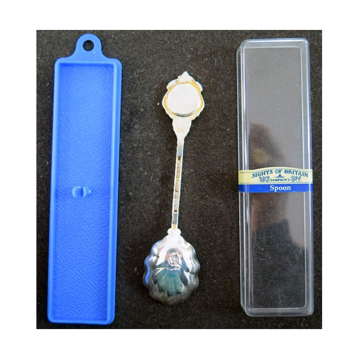 PETITE CUILLERE de collection argentée de Paignton Zoo dans sa boite