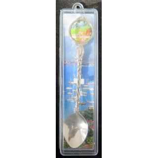 PETITE CUILLERE de collection argentée de jardin de Balala Martinique dans sa boite