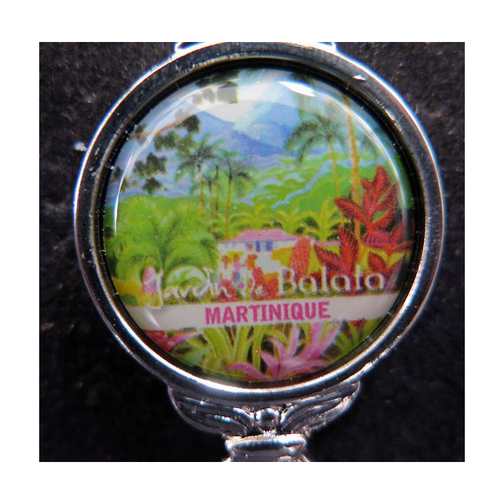 PETITE CUILLERE de collection argentée de jardin de Balala Martinique dans sa boite