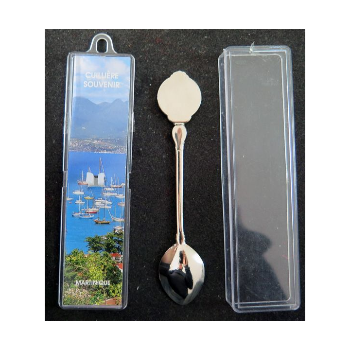 PETITE CUILLERE de collection argentée de jardin de Balala Martinique dans sa boite