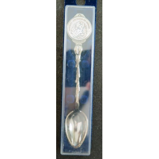 PETITE CUILLERE de collection argentée de la réserve africaine de Sigean dans sa boite