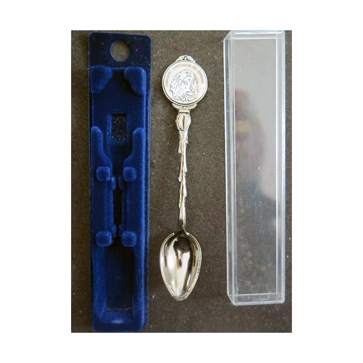 PETITE CUILLERE de collection argentée de la réserve africaine de Sigean dans sa boite