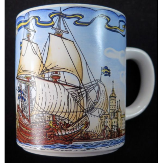 Mug en Grès de Vasa  1628 dimensions 7,5 x 9 cm hors anse
