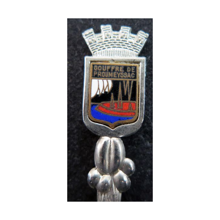 PETITE CUILLERE de collection argentée du GOUFFRE DE PROUMEYSSAC