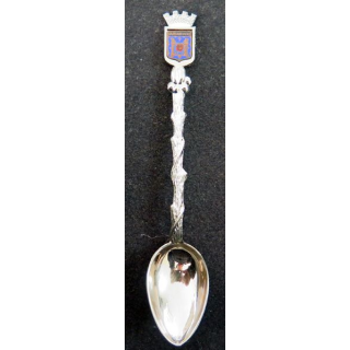PETITE CUILLERE de collection argentée de CARCASSONNE