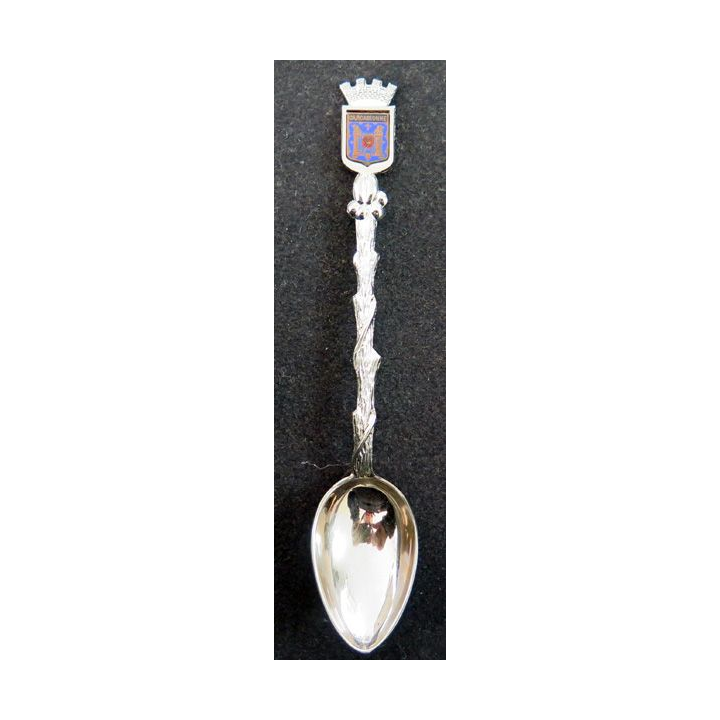 PETITE CUILLERE de collection argentée de CARCASSONNE