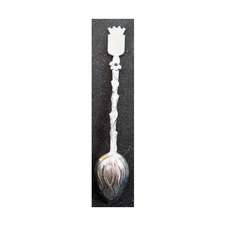 PETITE CUILLERE de collection argentée de CARCASSONNE