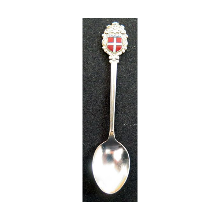 PETITE CUILLERE de collection argentée du DANMARK