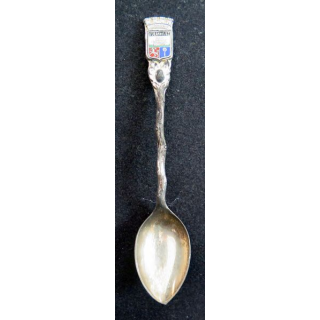 PETITE CUILLERE de collection argentée de ST JEAN DE LUZ