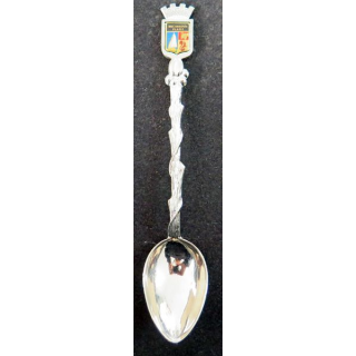 PETITE CUILLERE de collection argentée de BISCARROSSE PLAGE