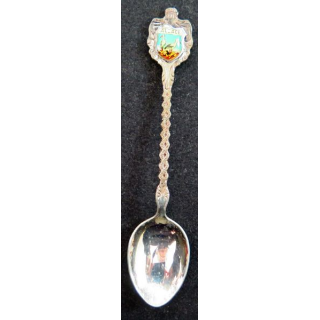 PETITE CUILLERE de collection argentée d'ALSACE