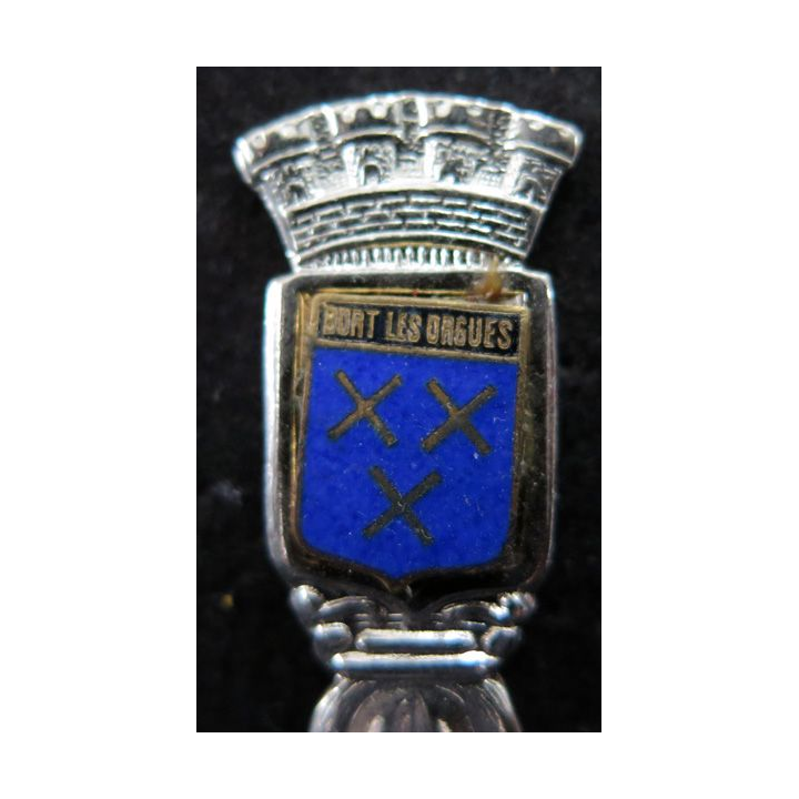 PETITE CUILLERE de collection argentée de BORT LES ORGUES