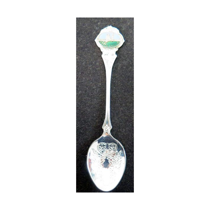 PETITE CUILLERE de collection plaquée argent de CORFE CASTLE
