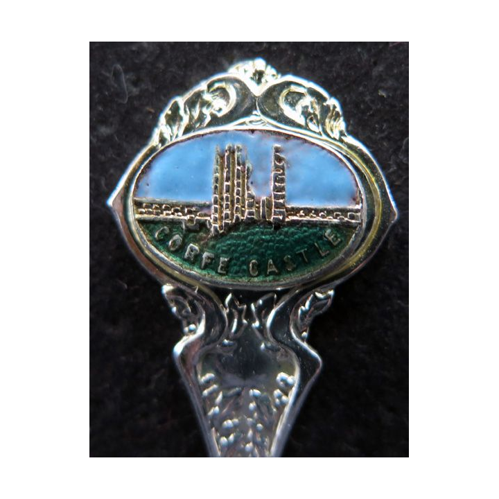 PETITE CUILLERE de collection plaquée argent de CORFE CASTLE