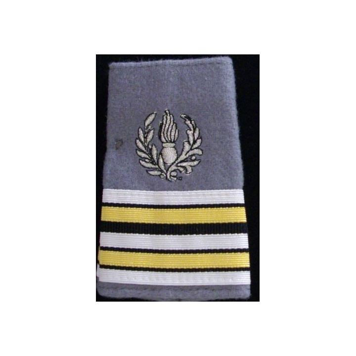 FOURREAU COMMISSARIAT : Fourreau de lieutenant-colonel du commissariat sur fond gris
