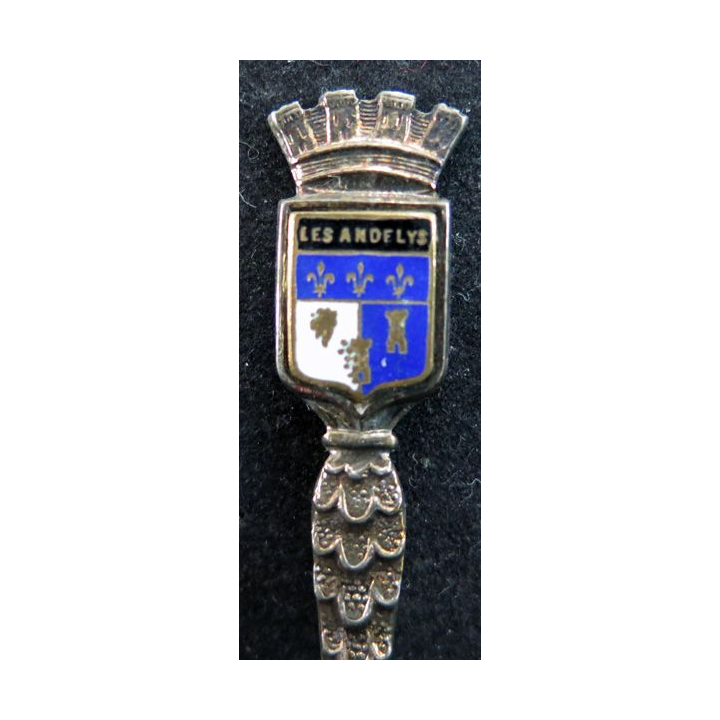 PETITE CUILLERE de collection argentée de LES ANDELYS
