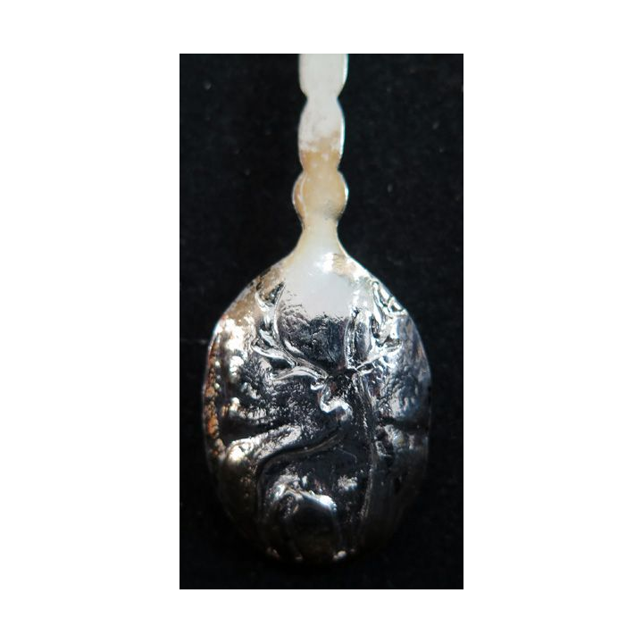 PETITE CUILLERE de collection argentée de CHAMONIX