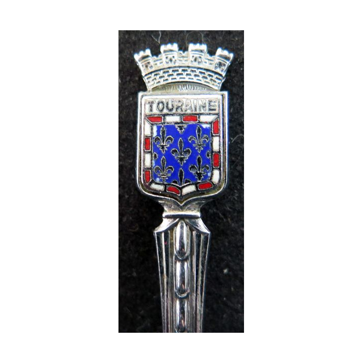 PETITE CUILLERE de collection argentée de TOURAINE