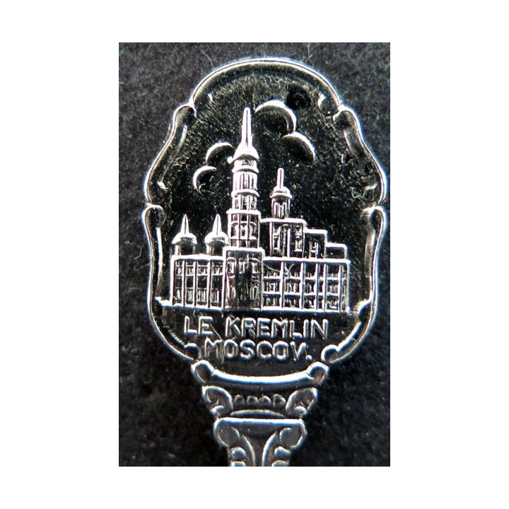 PETITE CUILLERE de collection argentée du KREMLIN MOSCOU