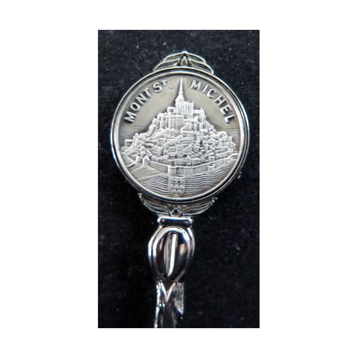 PETITE CUILLERE de collection argentée du MONT ST MICHEL