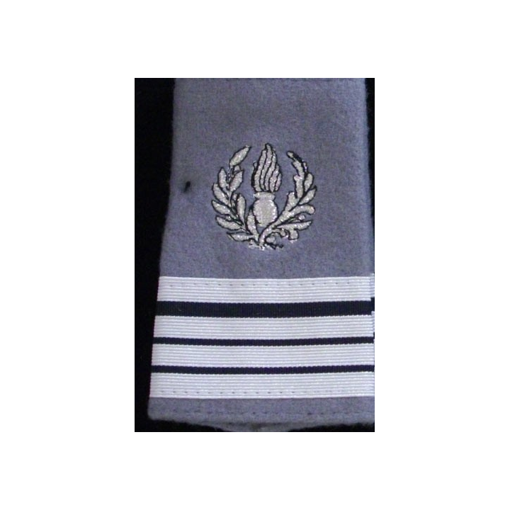 FOURREAU COMMISSARIAT : Fourreau de commandant du commissariat sur fond gris