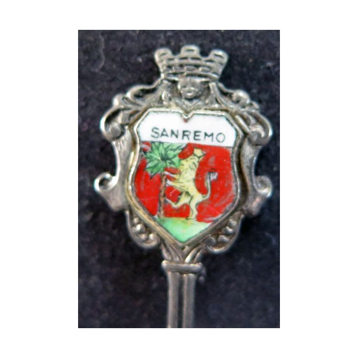PETITE CUILLERE de collection argentée de SAN REMO