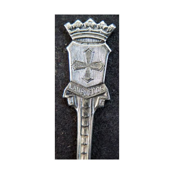 PETITE CUILLERE de collection argentée de LANGUEDOC