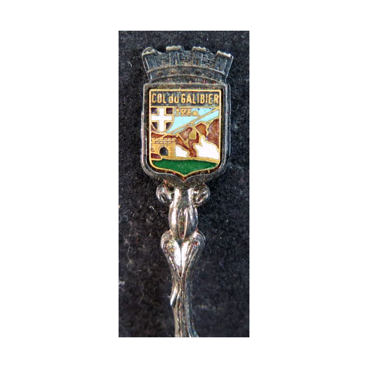 PETITE CUILLERE de collection argentée du COL DU GALIBIER