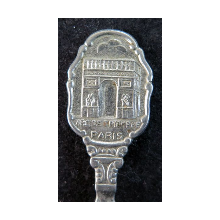 PETITE CUILLERE de collection argentée de l'ARC DE TRIMPHR PARIS