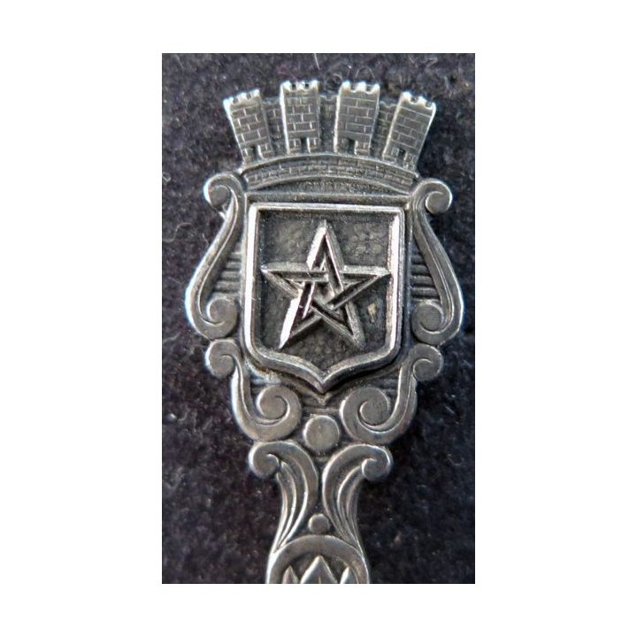 PETITE CUILLERE de collection argentée du MAROC fabrication Augis plaqué argent