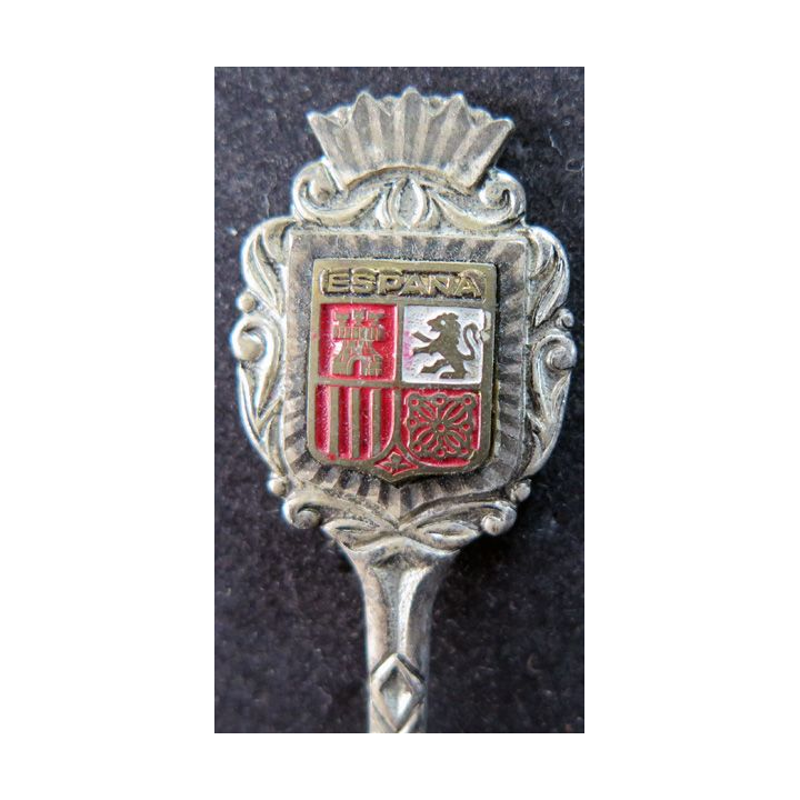 PETITE CUILLERE de collection argentée de l'ESPAÑA