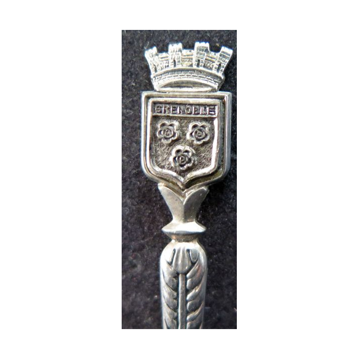 PETITE CUILLERE de collection argentée de GRENOBLE
