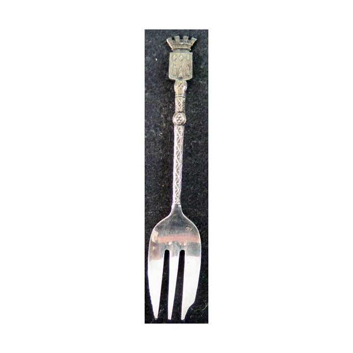 PETITE FOURCHETTE de collection plaquée argent de TOURS