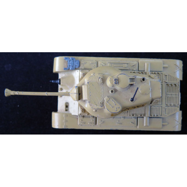 Char blindé Général PATTON M 47 aux couleurs israéliennes en métal Solido 1/50° N° 202 1961