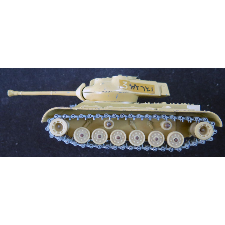 Char blindé Général PATTON M 47 aux couleurs israéliennes en métal Solido 1/50° N° 202 1961