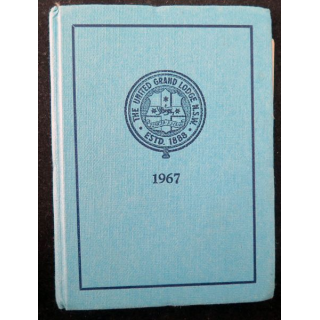 Franc-Maçonnerie : Constitutions de l'United Grand Lodge of New South Wales à Sydney 1967 211 pages