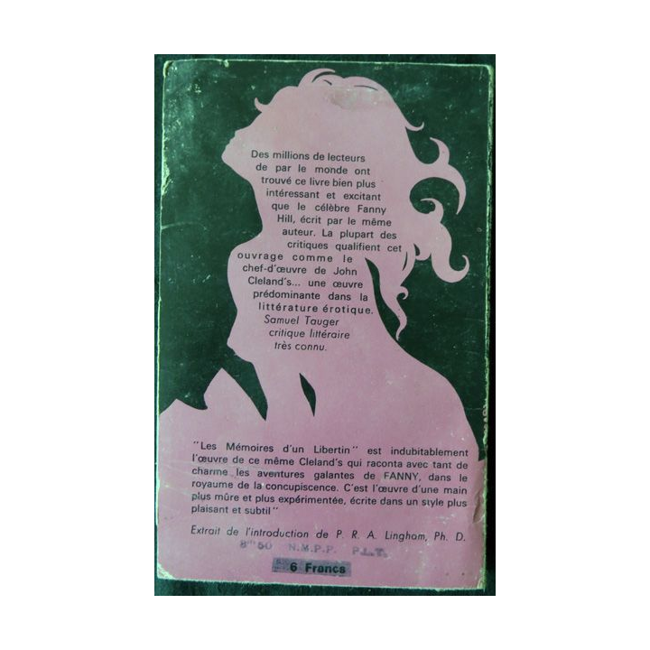Mémoires d'un libertin de John Cleland aux Editions Compact Librart Londres