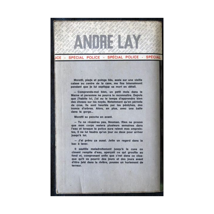 Tu vas crever de André Lay aux Editions Fleuve Noir