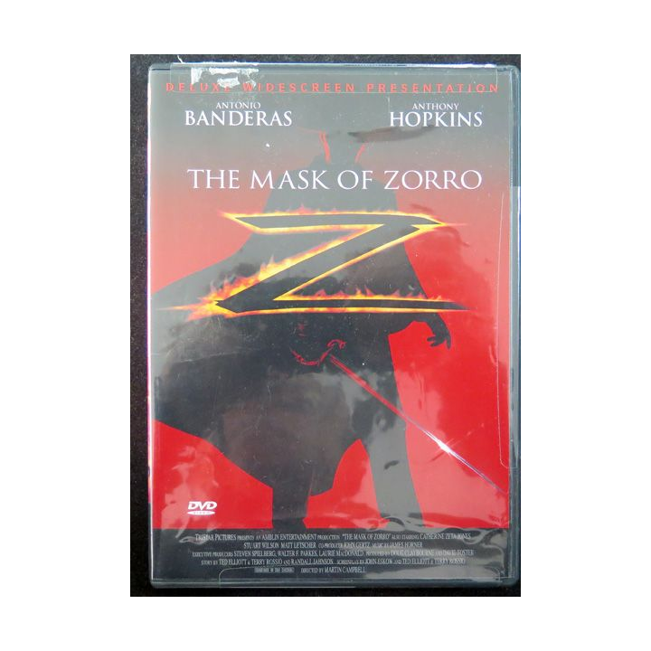 DVD : The Mask of Zorro Antonio Banderas et Anthony Hopkins