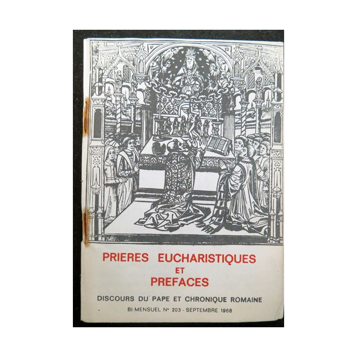 Prières eucharistiques et Préfaces Discours du Pape Septembre 1968