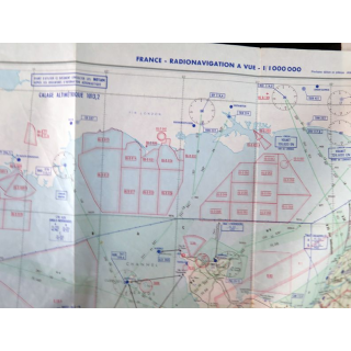 Carte aéronautique Feuille N - W 3° édition 1982