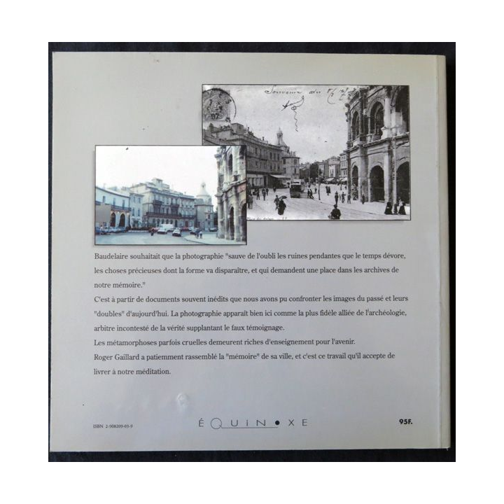 Nîmes - Métamorphoses de Roger Gaillard aux éditions Équinoxe