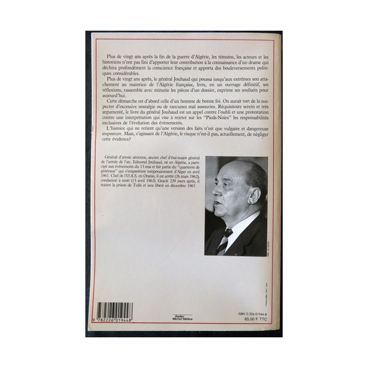 Serons-nous enfin compris ? de Edmond Jouhaud aux Editions Albin Michel