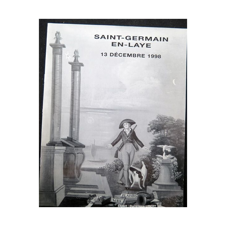 Catalogue vente aux enchères D. Libert St Germain en Laye 1998 Franc maçonnerie