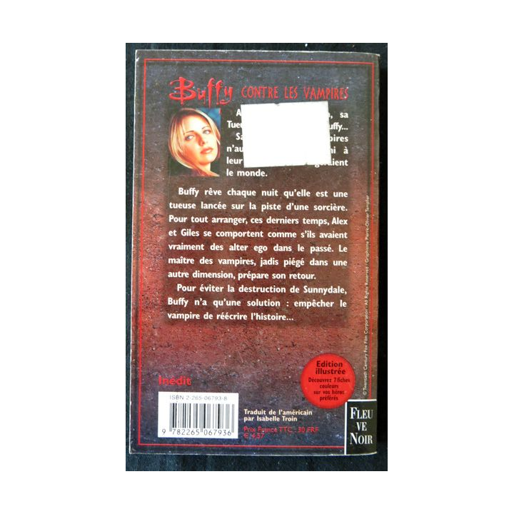 Buffy : Répétition mortelle de Arthur Byron Cover aux Editions Fleuve Noir