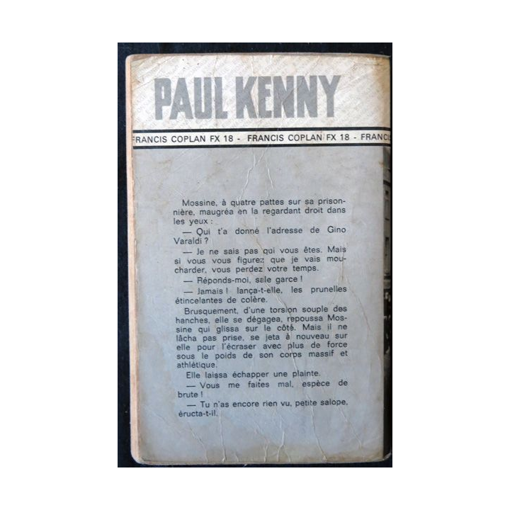 Coplan fait mouche de Paul Kenny aux Editions Fleuve Noir