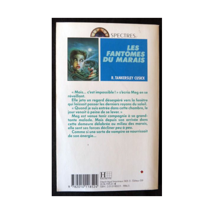Les fantômes du marais deRichie Tankersley Cusick aux Editions Spectres Haute Tension
